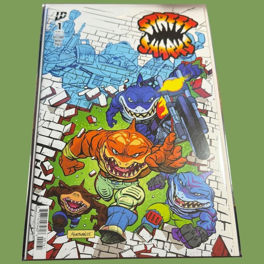 Street Sharks #1 Main Cover Jawsome Comics Limited Series 2023 IDW Comic Book